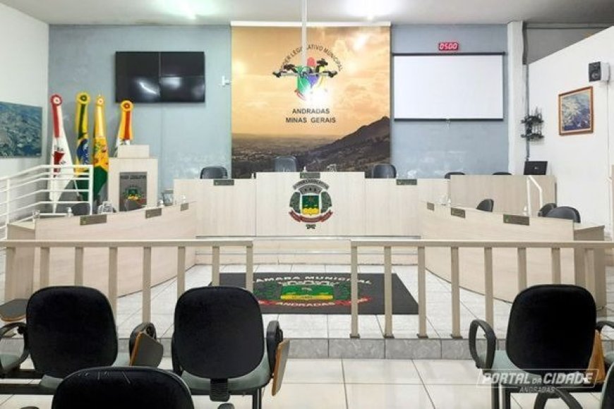 Câmara de Andradas realiza a 23ª Sessão Ordinária do ano nesta terça-feira