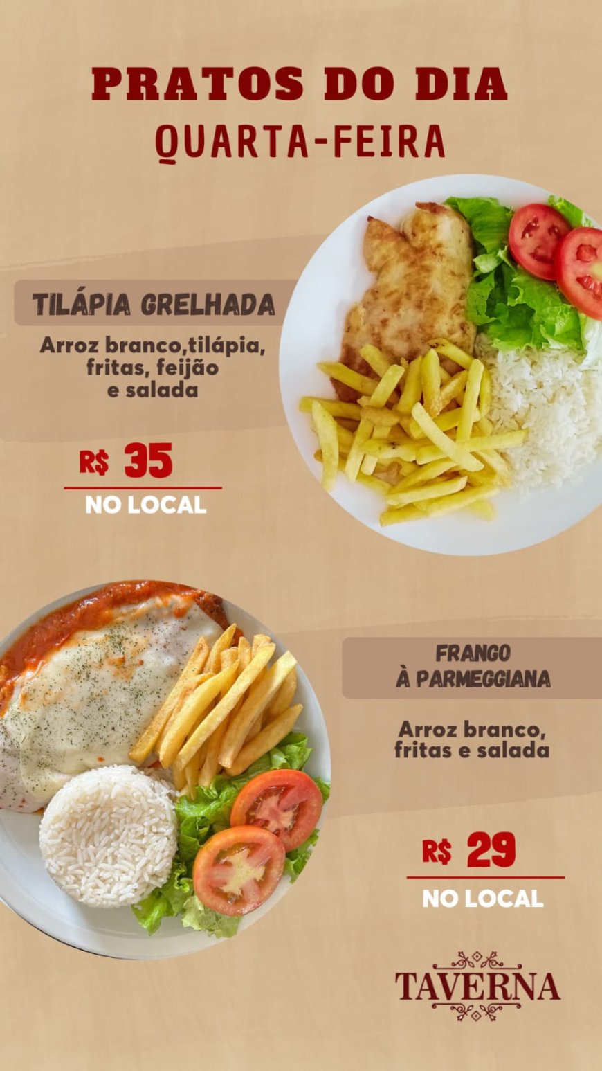 PRATO DO DIA-TAVERNA