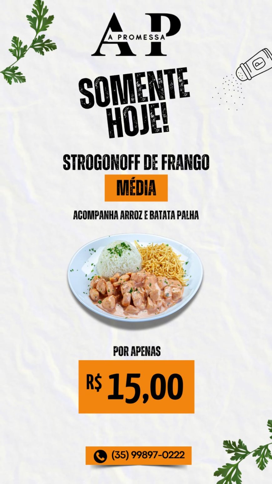 PRATO DO DIA - A PROMESSA