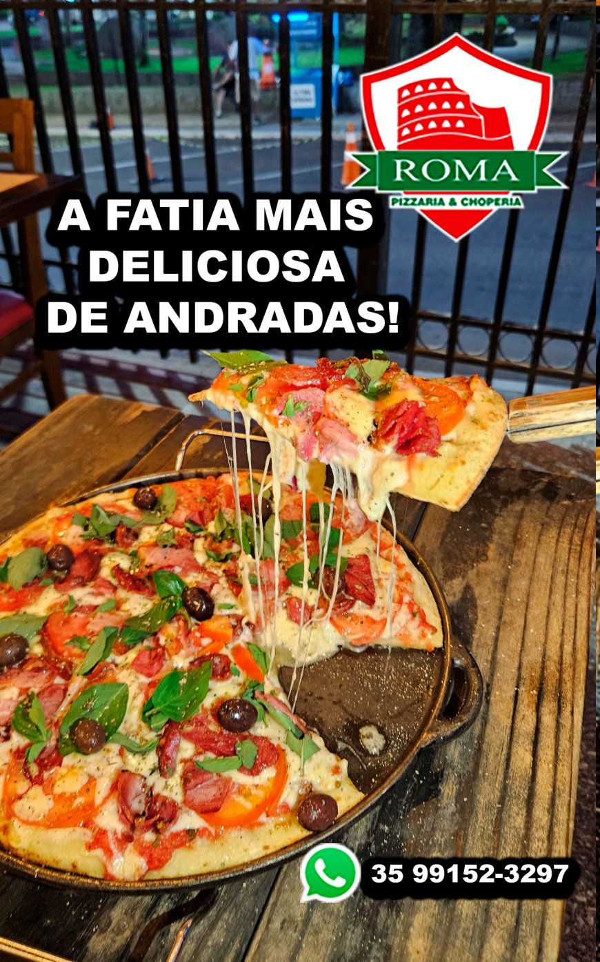 PENSOU EM PIZZA?? ROMA PIZZARIA