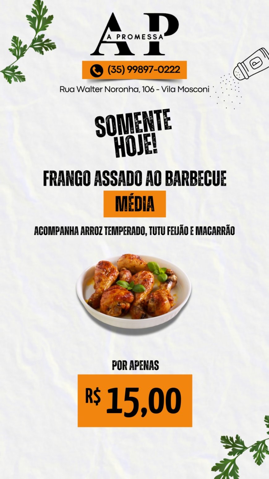 PRATO DO DIA - A PROMESSA