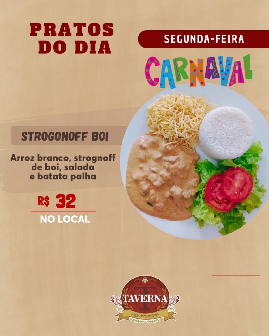 Prato do dia - Taverna