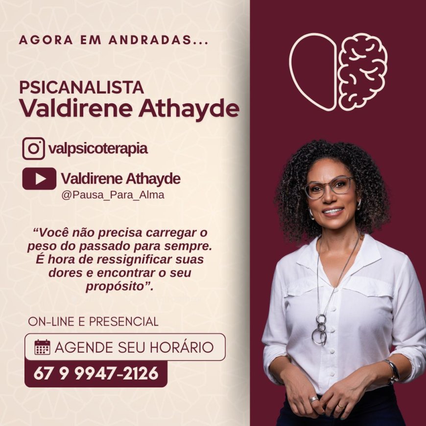Nova Psicanalista em Andradas- Valdirene Athayde