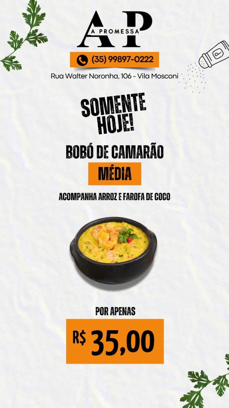 PRATO DO DIA - A PROMESSA