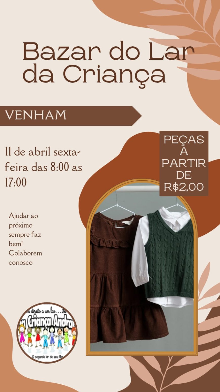 BAZAR DO LAR DA CRIANÇA