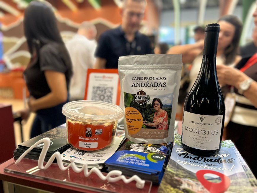 Rota Vulcânica é lançada na maior feira de turismo da América Latina com participação de Andradas