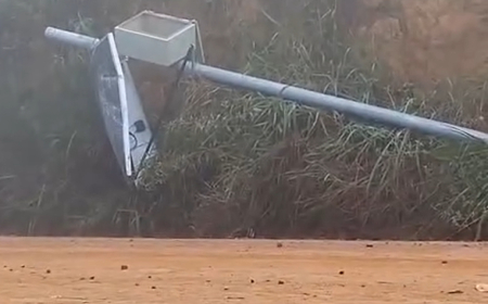 Câmeras de segurança são furtadas na zona rural de Andradas