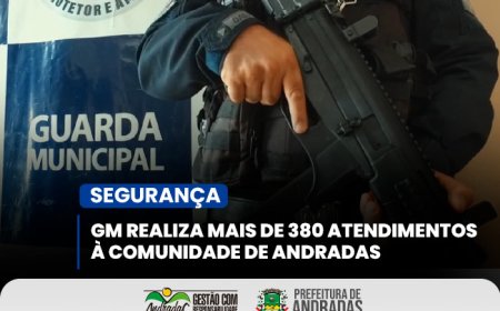 Guarda Municipal de Andradas realiza quase 400 atendimentos em um mês e reforça segurança na cidade