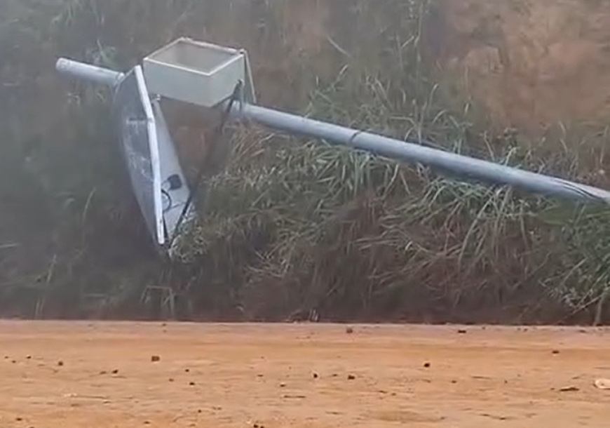 Câmeras de segurança são furtadas na zona rural de Andradas
