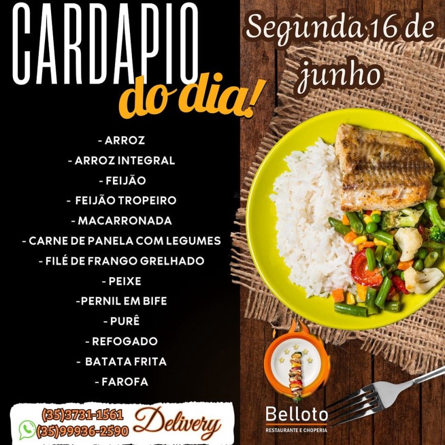 PRATO DO DIA - BELLOTO