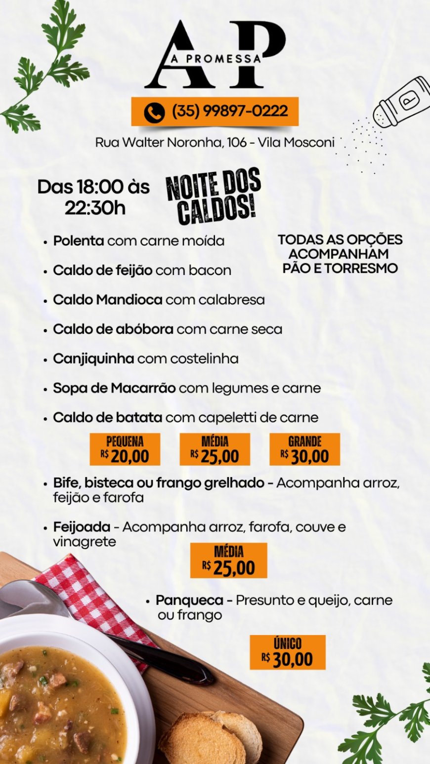 LANCHE DA NOITE - A PROMESSA