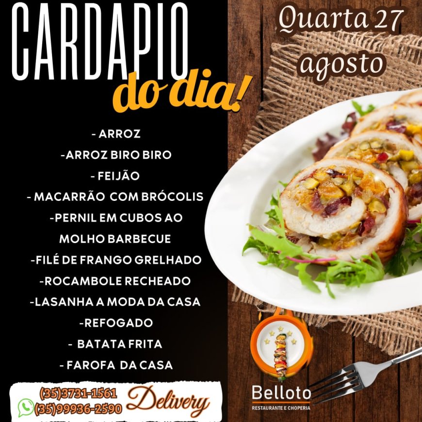 PRATO DO DIA - BELLOTO