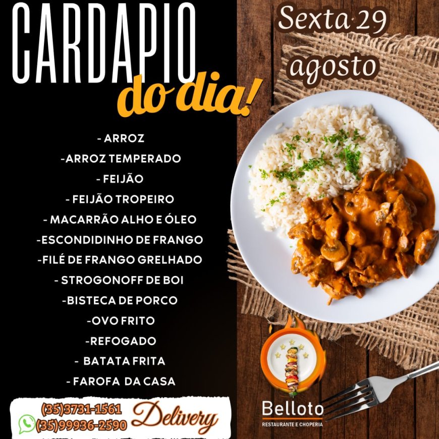 PRATO DO DIA - BELLOTO