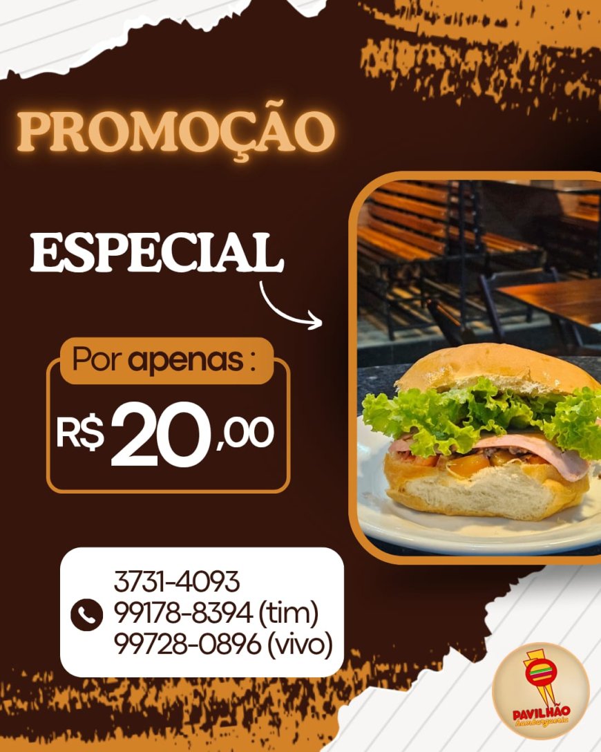LANCHE DA NOITE - PAVILHÃO