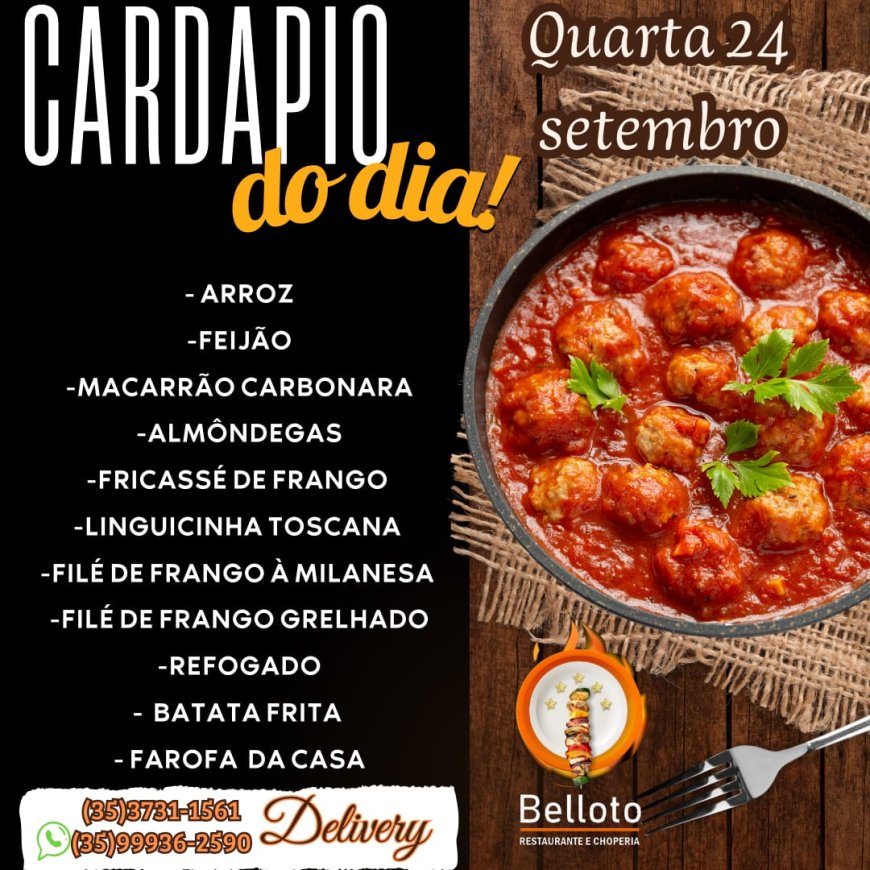PRATO DO DIA - BELLOTO
