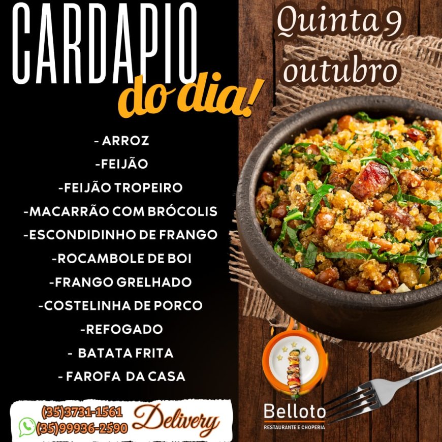 PRATO DO DIA - BELLOTO