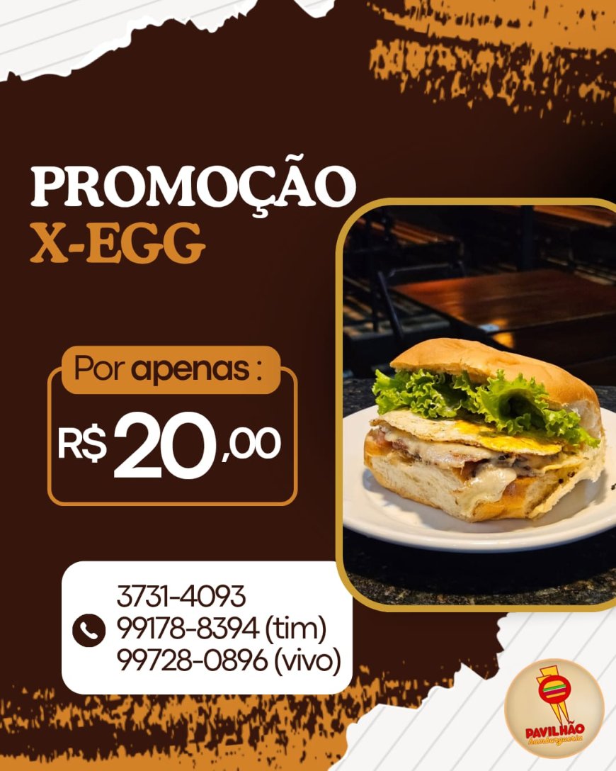 LANCHE DA NOITE - PAVILHÃO