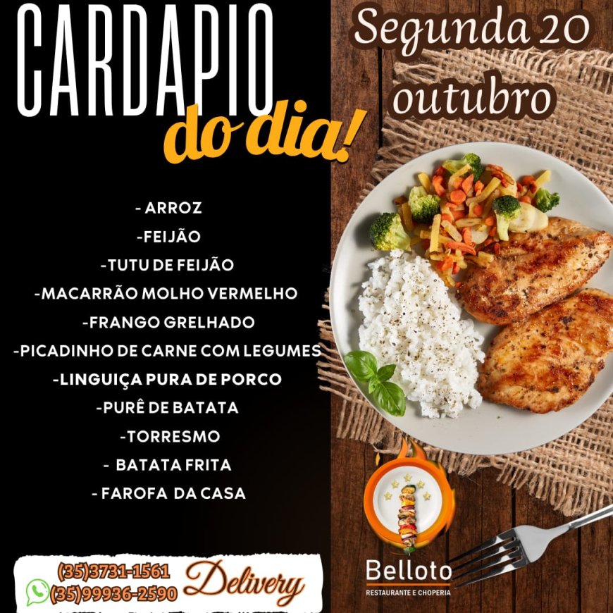 PRATO DO DIA - BELLOTO