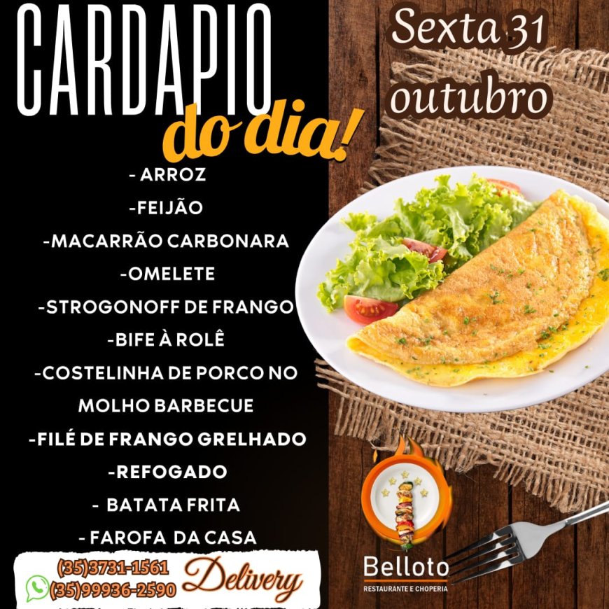 PRATO DO DIA - BELLOTO