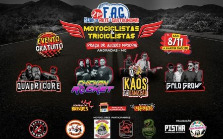 Arte, gastronomia e motores agitam Andradas na 21ª F.A.G.