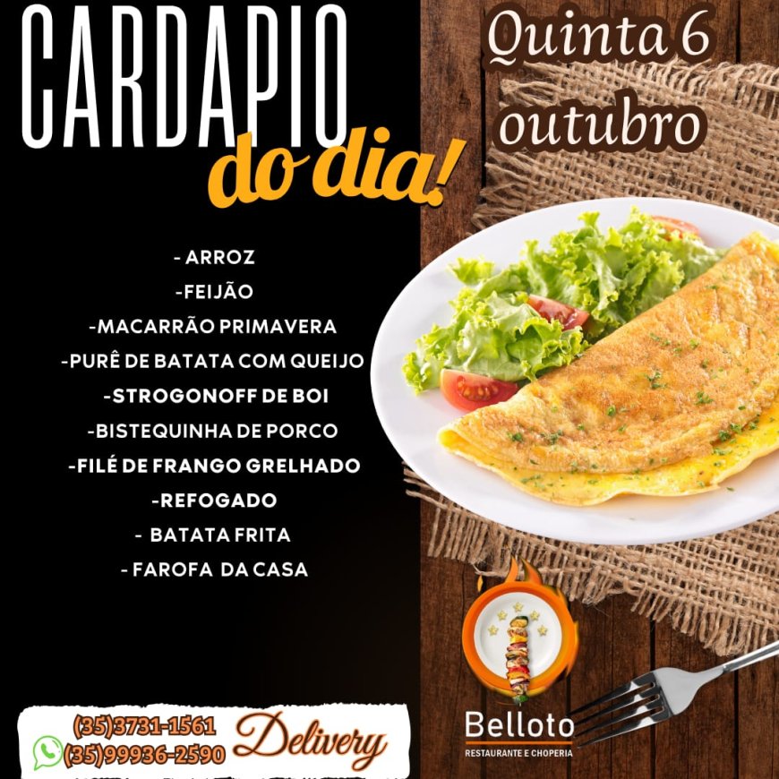 PRATO DO DIA - BELLOTO