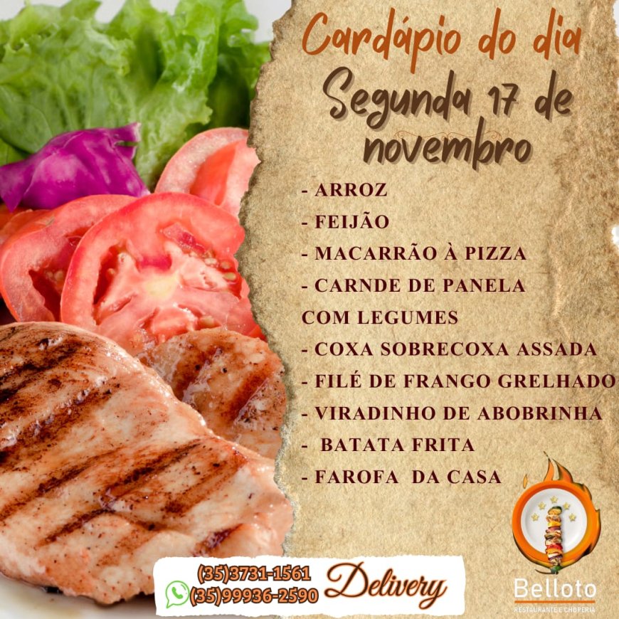 PRATO DO DIA - BELLOTO