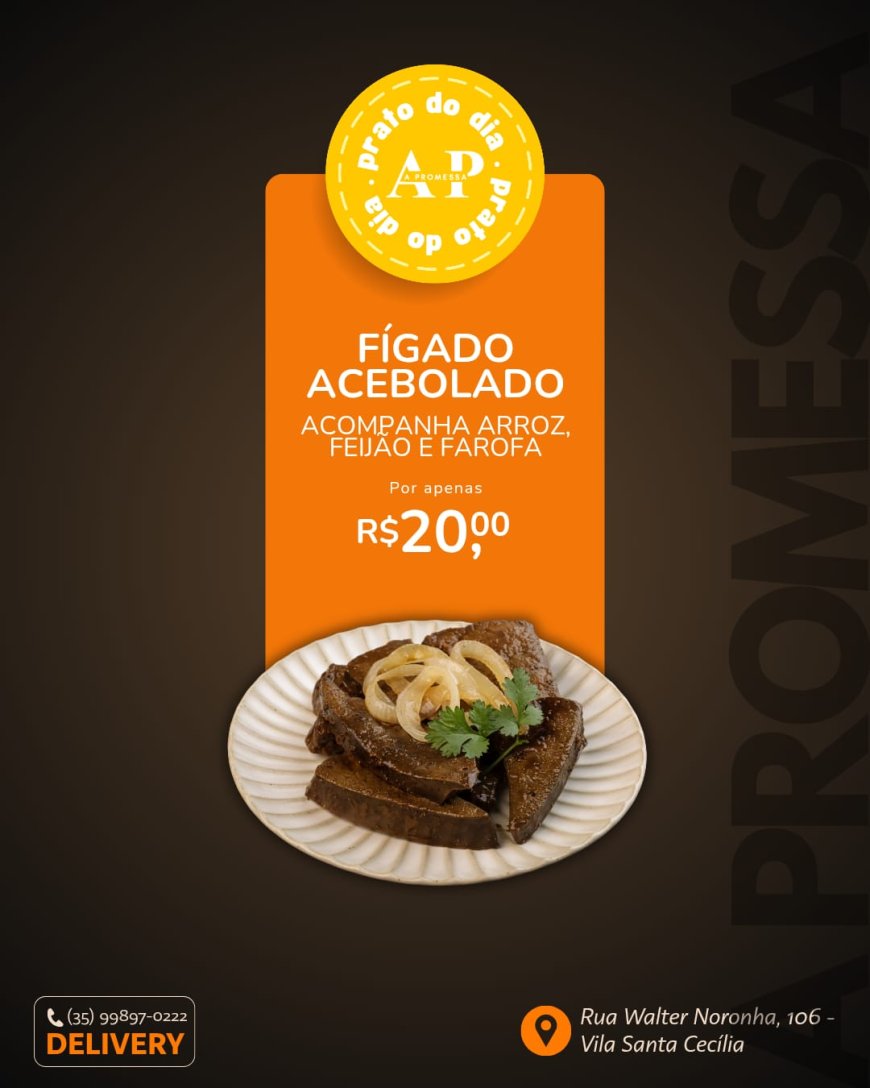 PRATO DO DIA - A PROMESSA