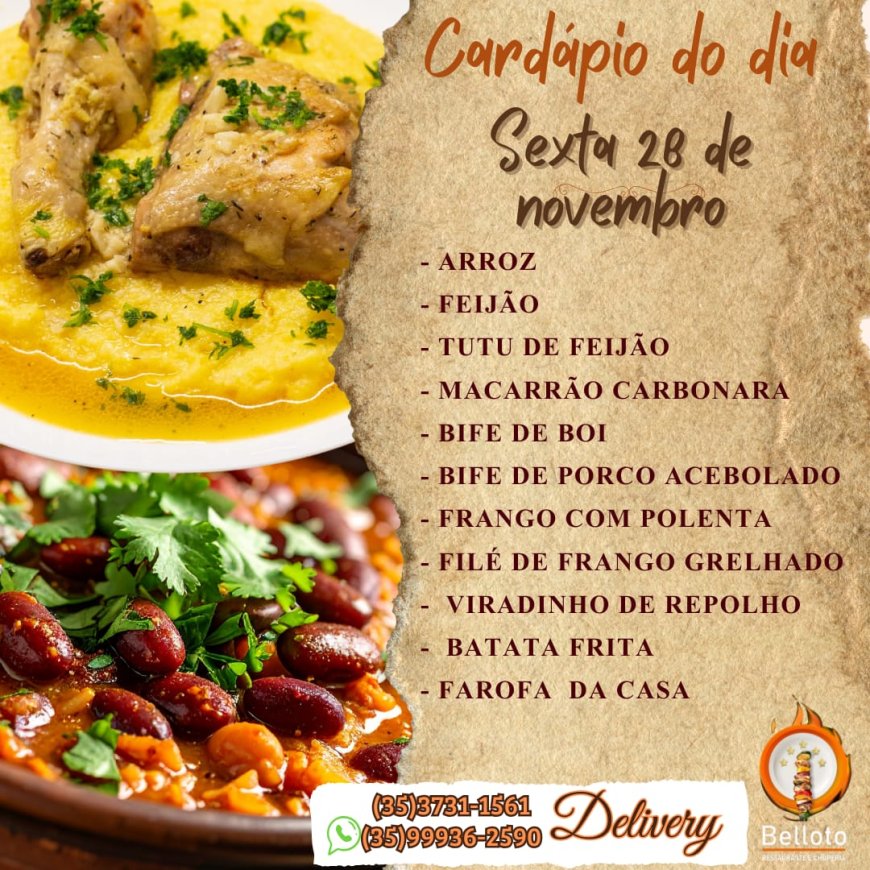 PRATO DO DIA - BELLOTO