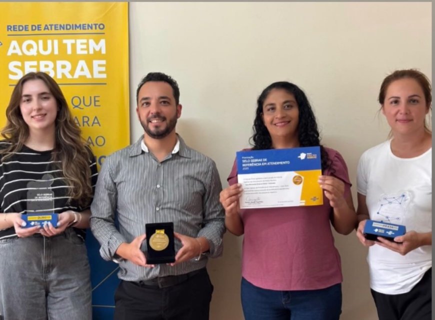 Andradas conquista Selo Sebrae Ouro e se destaca no atendimento aos pequenos negócios