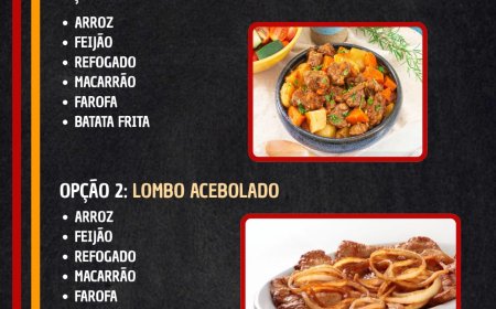Cardápio Sexta-Feira 27/03 Pavilhão Restaurante e Hamburgueria