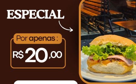Promoção Quarta-Feira 01/04 Pavilhão Restaurante e Hamburgueria