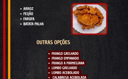 Cardápio Sexta-Feira 17/04 Pavilhão Restaurante e Hamburgueria