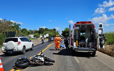 Duas pessoas morrem em acidente envolvendo moto e carro na MG-455, em Andradas