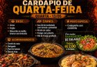 Cardápio quarta-feira 13/05 Espetinho Belloto