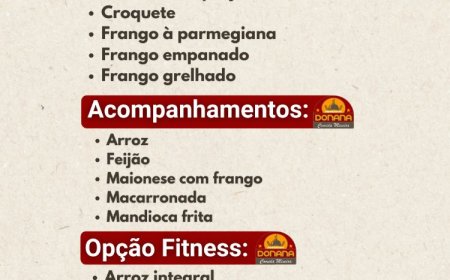 Cardápio, marmitas e Self-Service Restaurante Donana