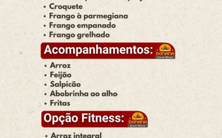 Cardápio, marmitas e Self-Service Restaurante Donana