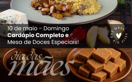 Cardápio Completo e Mesa de Doces Especiais Restaurante Taverna