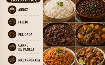 Cardápio quarta-feira 13/05 Restaurante Parmezani & Lima